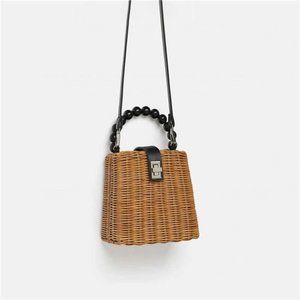 Women Hand-Woven Shoulder Bag Vintage Crossbody